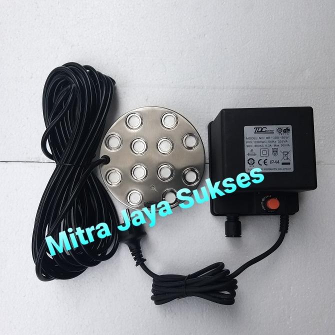 Mesin kabut mist maker 12 mata bulat embun uap humidifier Walet