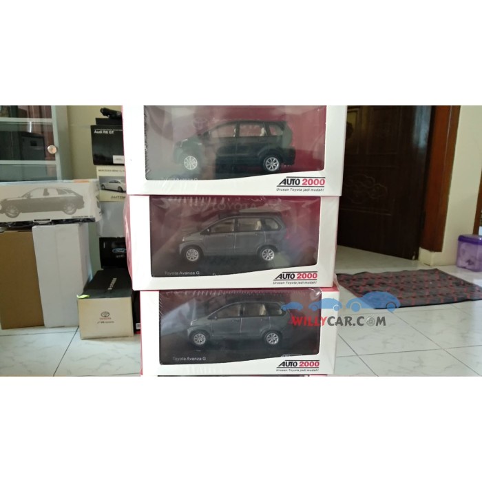 HOT SALE DIECAST / MINIATUR MOBIL ORIGINAL TOYOTA ALL NEW AVANZA G. SKALA 43 TERBARU