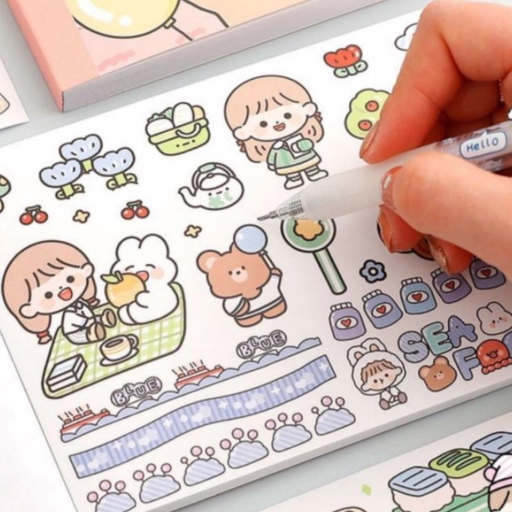 

Terlaris 50 Lembar / Set Stiker Motif Kartun Lucu Untuk Dekorasi Buku Catatan Kertas Lucu Stiker Hiasan Buku / Dekorasi Notebook Stiker Pola Kartun Lucu Tahan Air Jbt