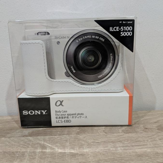 SONY LCS EBD BODY CASE FOR A5000 & A5100 WHITE