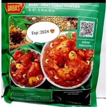 

Best Seller BABAS MEAT CURRY POWDER/BABAS KARI DAGING 250 GRAM Best