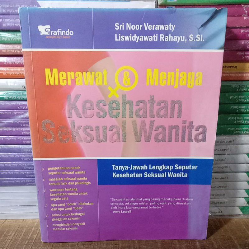 Buku Original Merawat & Menjaga Kesehatan SEKSUAL WANITA Grafindo