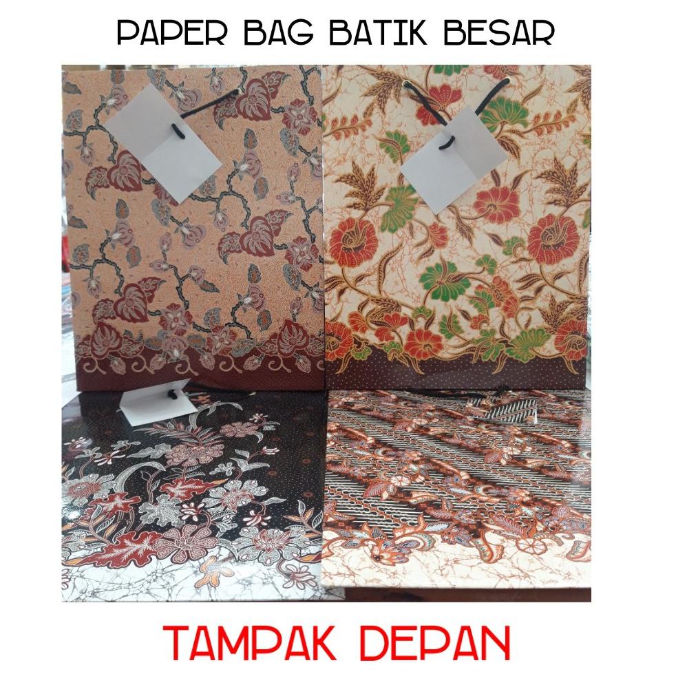 

Termurah Paperbag Tas Kertas Batik Besar / Paperbag Batik C / Tas Kemasan Souvenir