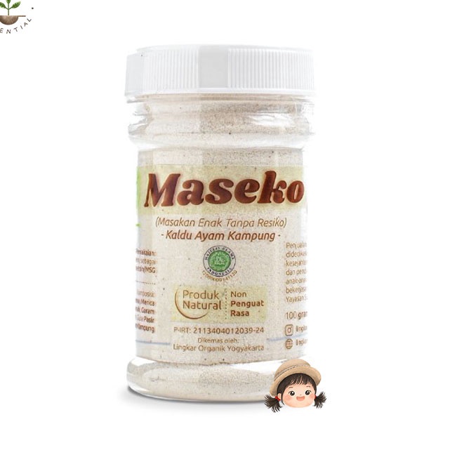 

#Sale Lingkar Organik Maseko Kaldu Ayam Non MSG 100gr BOTOL - Kaldu MPASI Terlaris