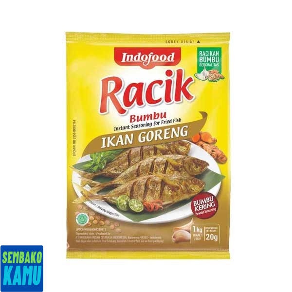 

Indofood Bumbu Racik Ikan Goreng 20gr