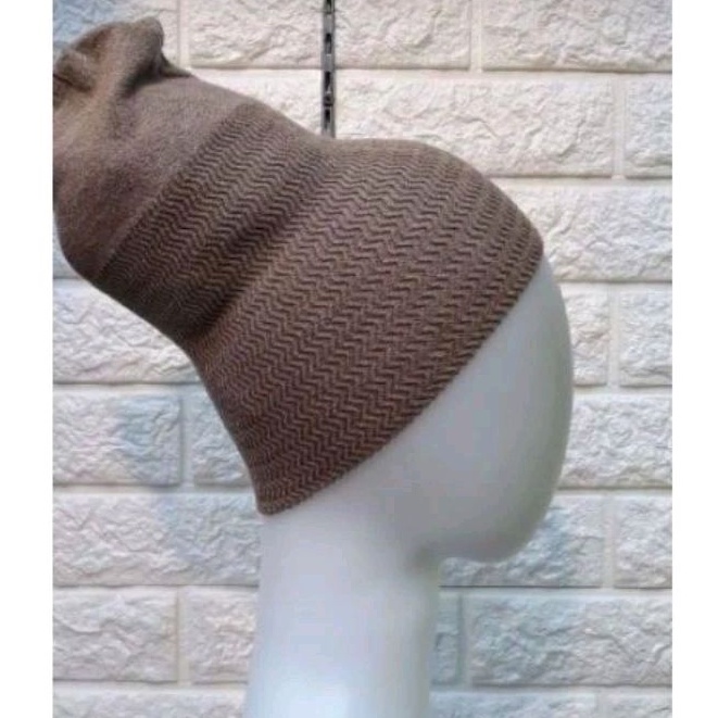 Dalaman Rajut Kupluk Motif Zigzag//Ciput Rajut Premium Motif Zigzag