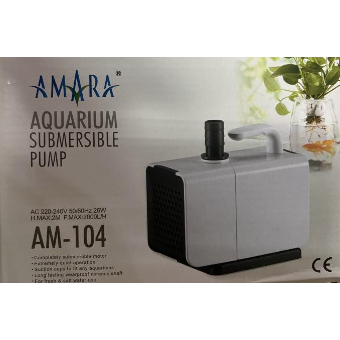`````````] Amara AM 104 Pompa Air Akuarium dan Kolam Ikan