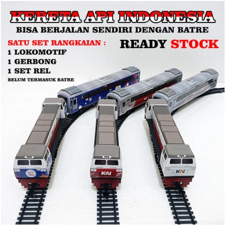 HOT SALE!!! KERETA API INDONESIA - MAINAN KERETA API - GERBONG DAN LOKOMOTIF- FULL TERBARU