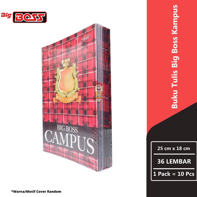 

[PROMO BT6S] Buku Tulis Big Boss / Bigboss 36 lembar 1 pak MURAH Harga pas