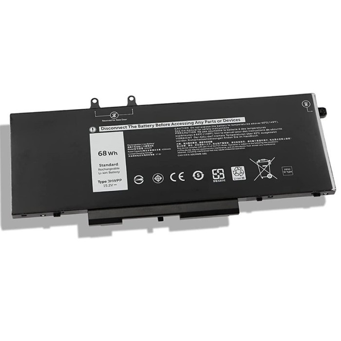 Baterai Dell Latitude 5401 5501 5411 5511 E5401 E5501 E5411 3Hwpp 68Wh