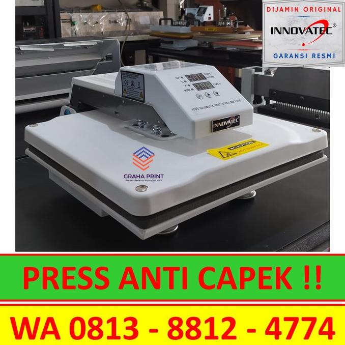 (:(:(:(] Mesin Press Kaos 38x38 Elektro INNOVATEC Alat Press Sablon Digital DTF