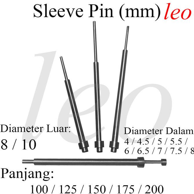 ] Sleeve Pin 8mm/10mm 100/125/150/175/200 mm Ejector Sleeve Pin Slive