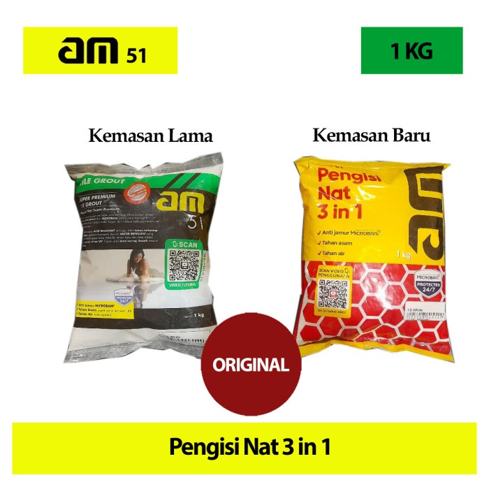 SEMEN NAT AM51 AM 51 PENGISI NAT NAT KERAMIK