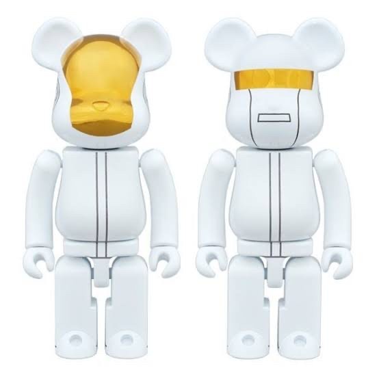Bearbrick Daft Punk 400% White