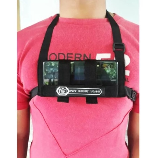 Laris Tas Hp Pria Kecil Video Record Trail Turing Vlog Sepeda Motor / Chestrap motovlog dan vlog unt