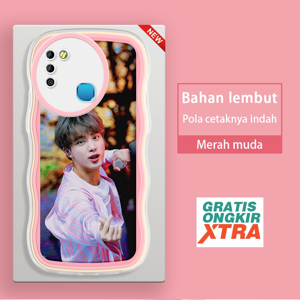 Infinix Smart5 Smart 5 7 6 4 4c Zero 6Plus plus INS BTS Kiss Kim Seok Jin Bangtan Boys BT21 Cool Kor