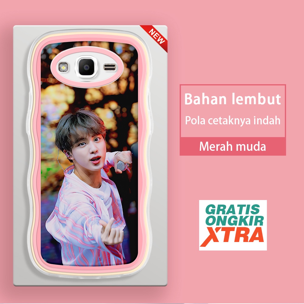 Samsung J7 J5Pro J3 J2 J7Pro J7Prime 2017 2016 2015 INS BTS Kiss Kim Seok Jin Bangtan Boys BT21 Cool