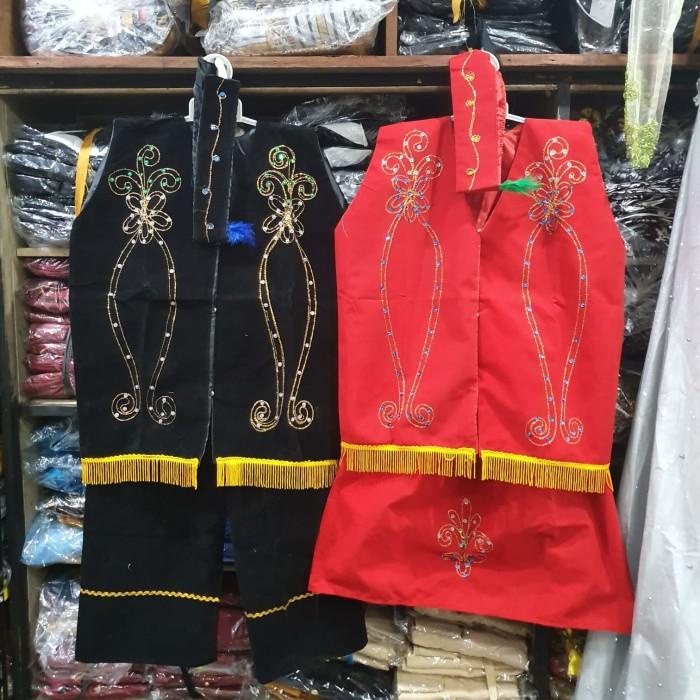 Baju Dayak Anak Tk / Pakaian Adat Kalimantan Lk /Pr 4 -6 Tahun