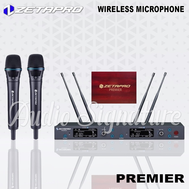 Microphone Mic Wireless ZETAPRO PREMIER 2 Handle Original