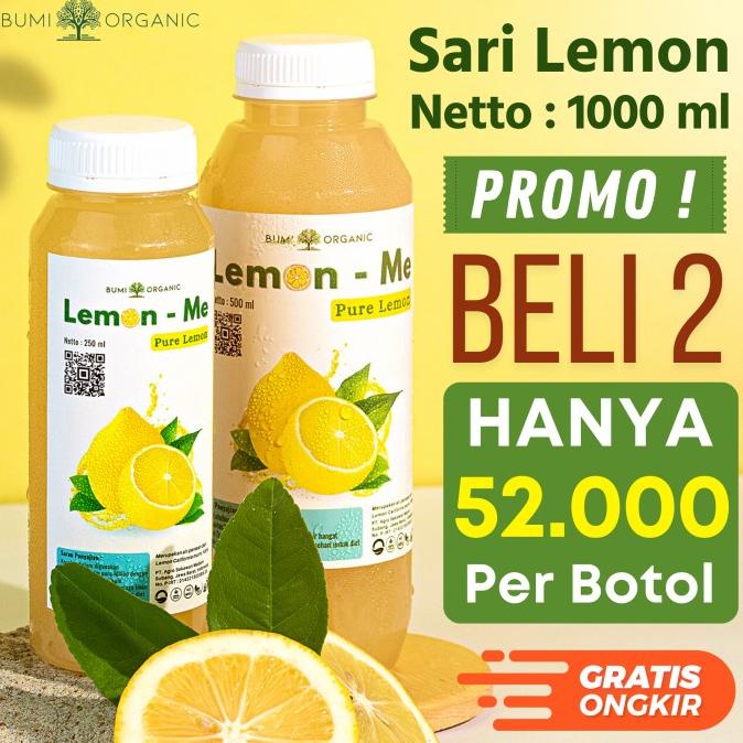 

Sari Lemon / Pure Lemon / Air Lemon Bumi Organic 1 Liter 1000 ml