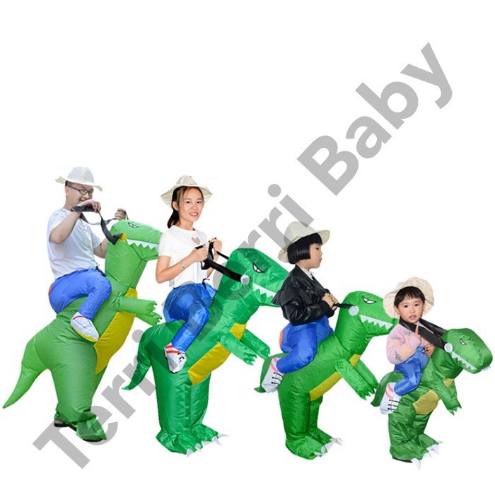 Kostum Dino Anak Pesta Cosplay Dinosaurus Anak Ultah Badut Inflatable