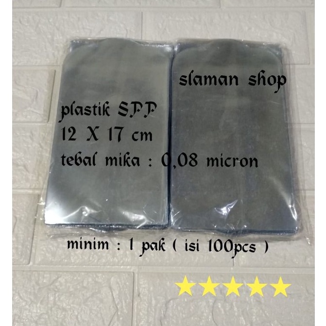 

[PROMO NXY0] plastik SPP, 12x17cm,,1 pak( isi100 pcs) 128