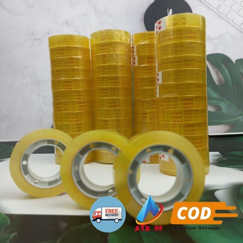 

[CODE BARANG 591NVT] Isolasi KADO TEBAL/Isolasi Bening/Selotip/Solasi Kado AR7