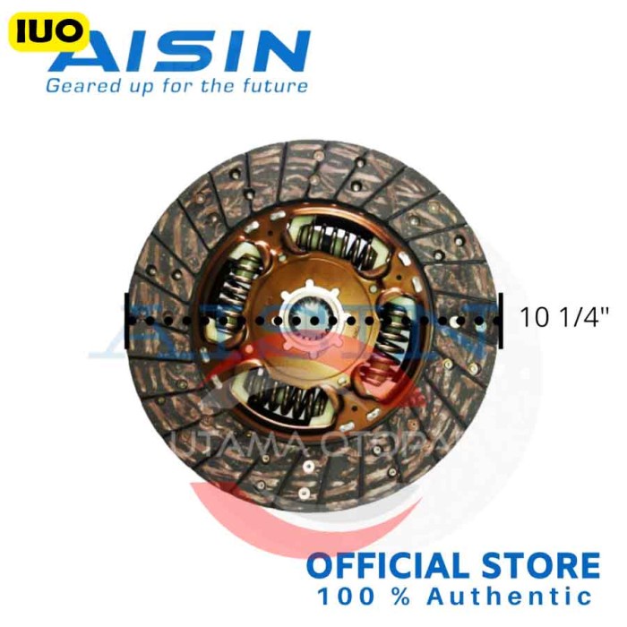 Clutch Disc Fortuner Hiace Commuter Hilux Plat Kopling AISIN DTX 164A star