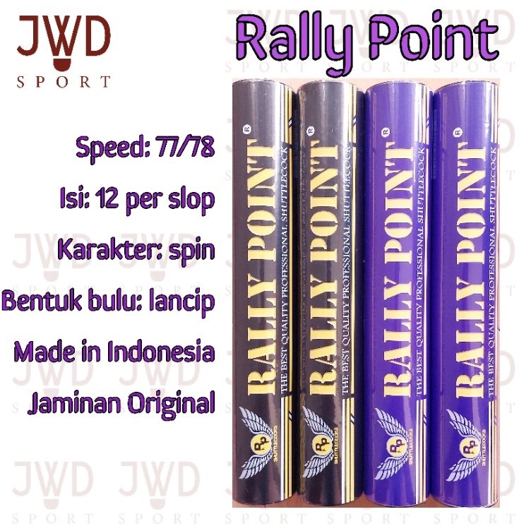 ☋PgC Shuttlecock Rally Point Original Isi 12 Per Slop Kok Badminton Bulutangkis ✿ ★★