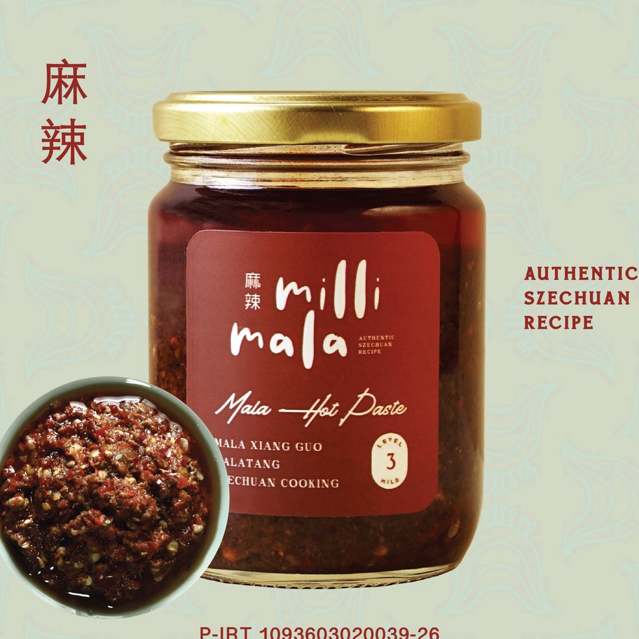 

Ready Mala Hot Paste by Millimala - Bumbu Szechuan Mala Xiang Guo, Malatang, Hotpot, Shabu-Shabu Sichuan