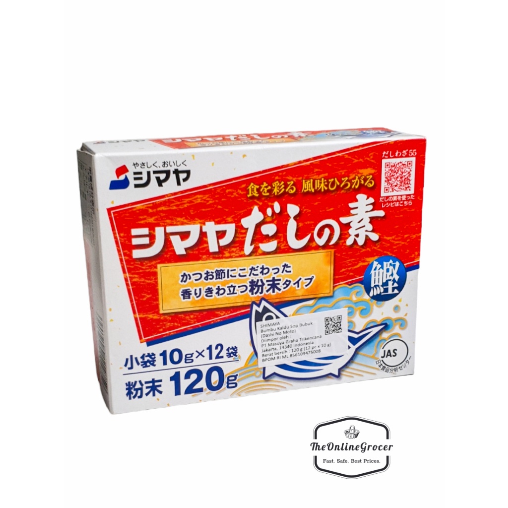 

Shimaya Dashi No Moto 120 Gr 10Gx12 - Kaldu Ikan - So Soup