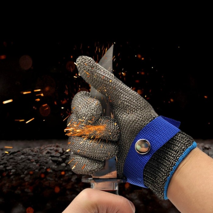 sarung tangan stainless/ sarung tangan besi/ sarung tangan baja