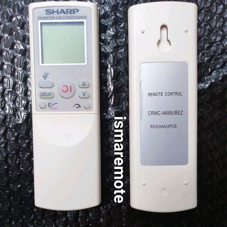 RV REMOTE REMOT AC SHARP ION PLASMA CLUSTER CRMC-A669JBEZ CRMC- 745CRMC-726 ✲ 0 ➳