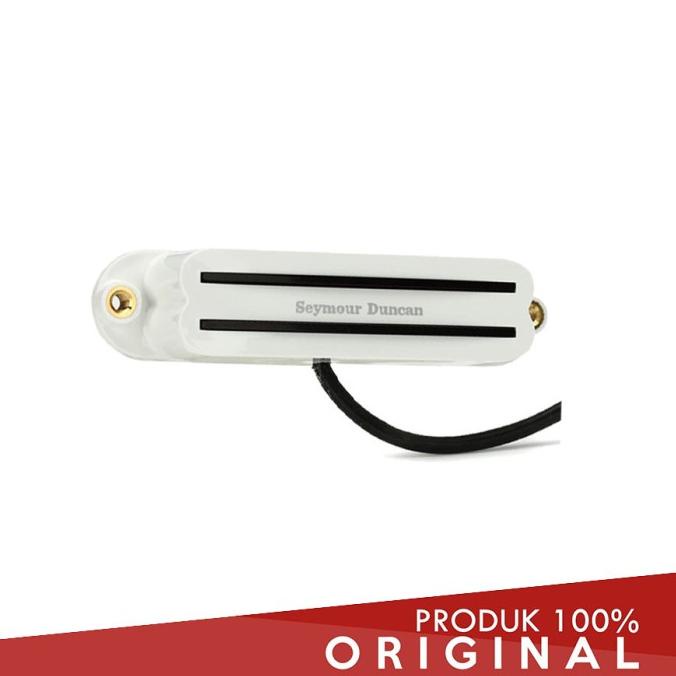 Seymour Duncan Strat And Tele Humbucker Hot Rails Bridge Shr-1B White Original