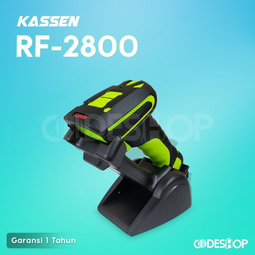 Scanner Barcode Kassen RF-2800 1D & 2D Wireless Handheld Industrial