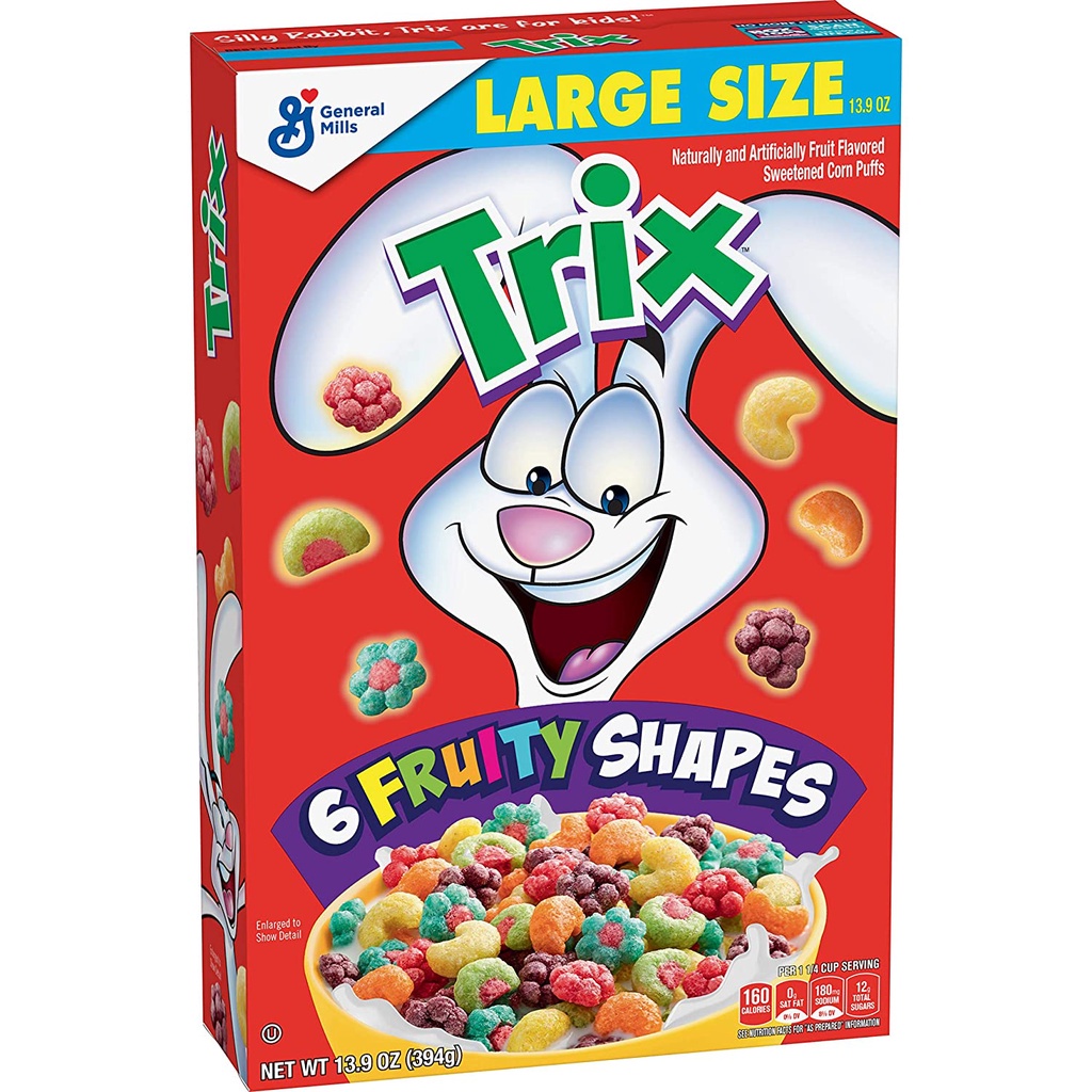 

Trix Fruity Shapes Cereal