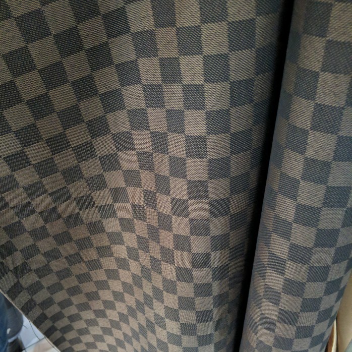 Terlaris Kain Jok Mobil Tartan Coklat Kotak Kotak