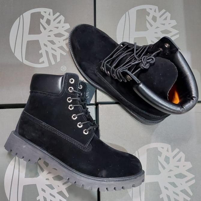 Best Timberland / Timberland Boots Original / Sepatu Boots / Boots Pria - Hitam , 40