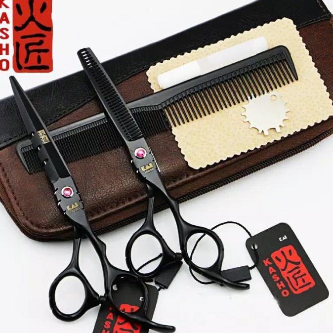 READY STOCK set gunting rambut KASHO ORI JAPAN gunting potong gunting sasak