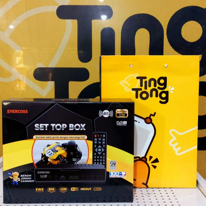 Terlaris Evercoss Stb Set Top Box Max Digital Tv