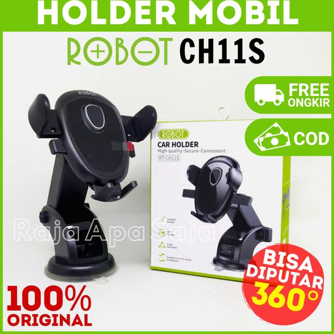 Holder HP Mobil Car Phone Holder Handphone Holder Mobil Robot RT-CH11