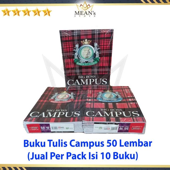 

Buku Tulis Big Boss Campus 50 Lembar / Buku Campus 50 / Kampus SMP SMK