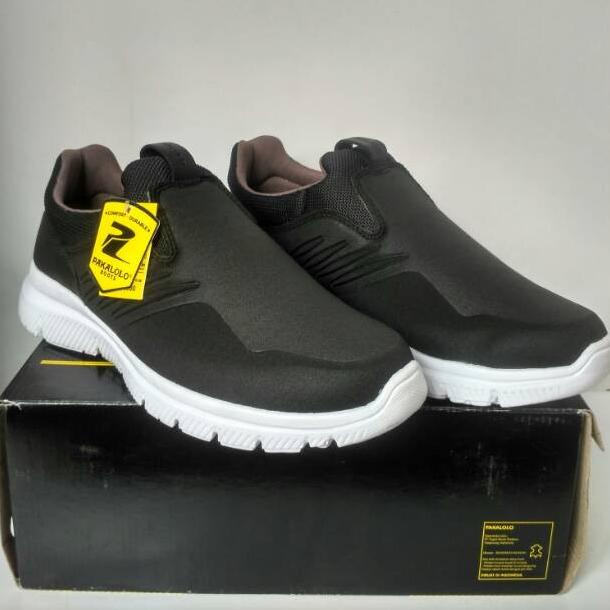 Populer Sepatu casual pria Pakalolo N1013 Hitam original