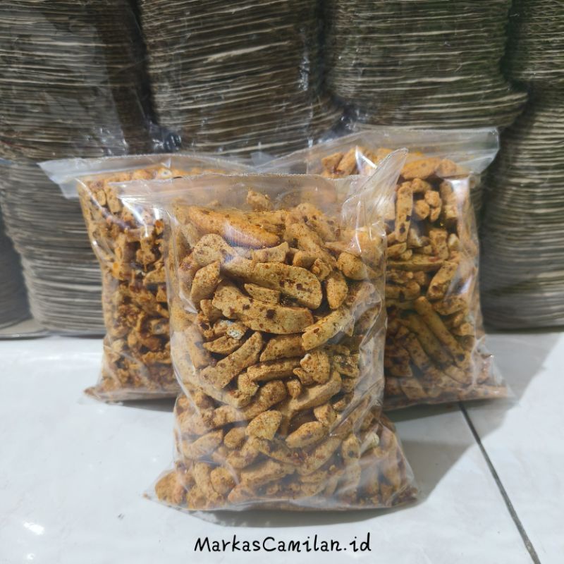 

Markas Camilan | Snack Basreng Bastik Bakso Goreng Stik Pedas dan Gurih 400 gram