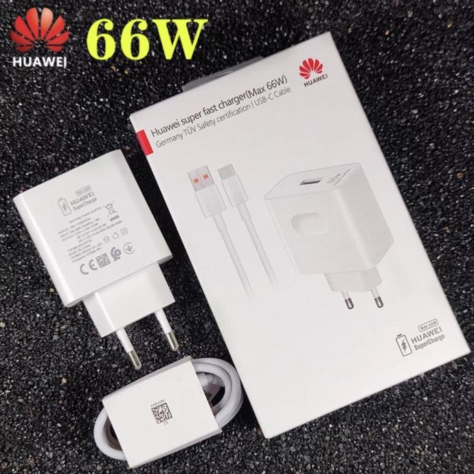 ADAPTOR CASAN CHARGER HUAWEI 66W SUPER FAST CHARGING