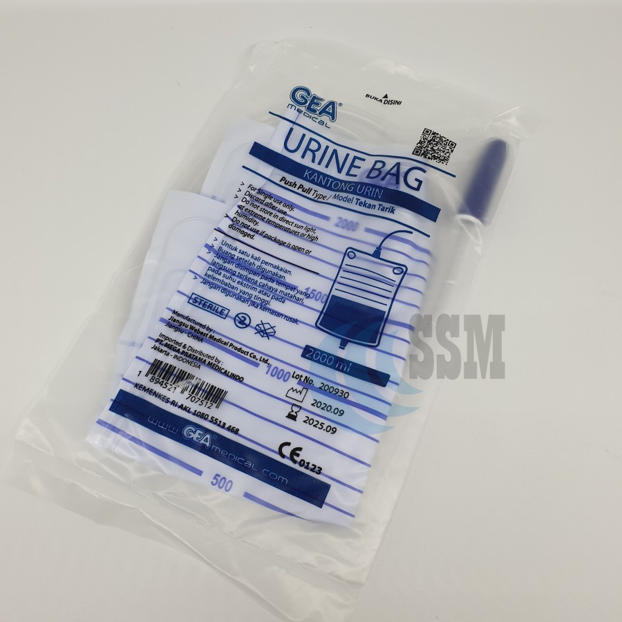 GEA - Urine Bag Push-Pull / Urine Bag / Kantong Kencing Urine GEA