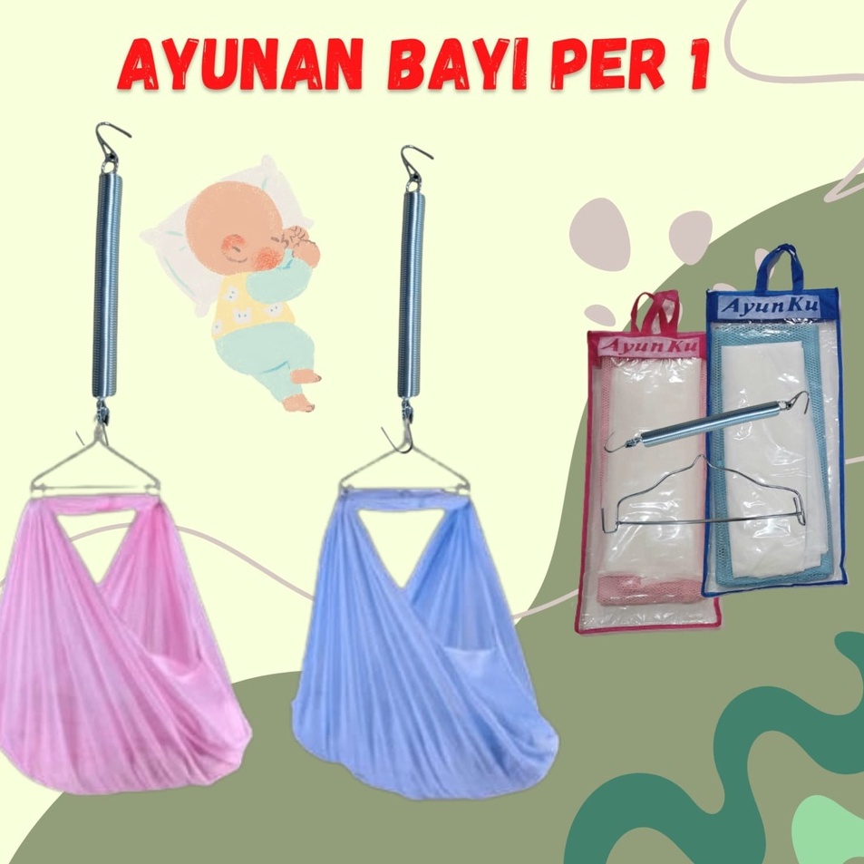 ➹ Ayunan Bayi Set PER 1 (Jumbo) AYUNKU ✱ Model Terkini