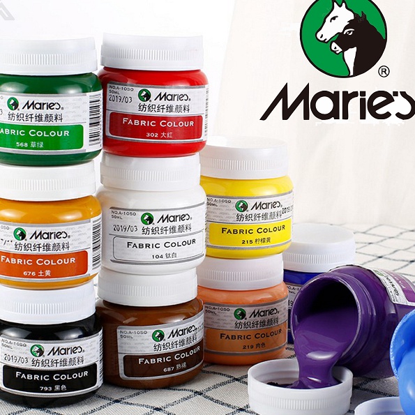 

[F-B☀✪13) Cat Maries / Cat Kain / Textile / Fabric Color Maries 50ml/ paling.laris.!