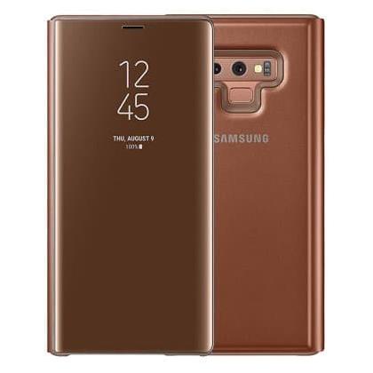Official SAMSUNG Clear View Standing Case Galaxy Note 9 - Brown