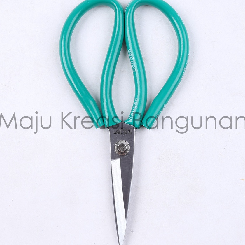 

[Q-S♡◆P) Gunting Kulit Soligen Kodok Kain Kertas Karet Kardus Seng Serbaguna Serba Guna Tailor 8 Inch Inci In 8In 8Inch 8Inci/ viraal..!
